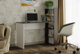 Компьютерный стол №3 (Венге/Белый) в Казани - kazan.katalogmebeli.com | фото