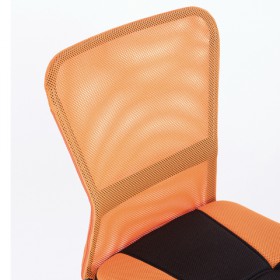 Кресло компактное BRABIX Smart MG-313 (черный, оранжевый) в Казани - kazan.katalogmebeli.com | фото 4