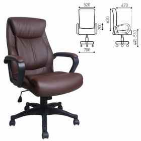 Кресло офисное BRABIX Enter EX-511 (коричневый) в Казани - kazan.katalogmebeli.com | фото