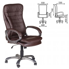 Кресло офисное BRABIX Omega EX-589 (коричневое) в Казани - kazan.katalogmebeli.com | фото