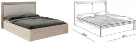 Кровать 1,6 Глэдис (М32) с подъемным механизмом Распродажа в Казани - kazan.katalogmebeli.com | фото 2