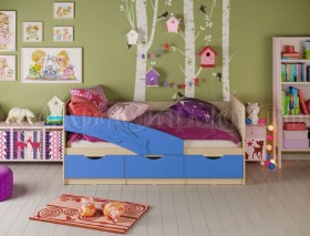 Кровать детская 1,8м Дельфин (Синий матовый) в Казани - kazan.katalogmebeli.com | фото