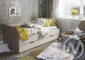 Кровать детская Балли 2-х уровневая (шимо темный/шимо светлый) в Казани - kazan.katalogmebeli.com | фото
