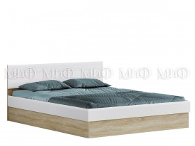 Кровать с подъемным механизмом 1,4 спальня Фортуна (Дуб сонома/белый глянец) в Казани - kazan.katalogmebeli.com | фото