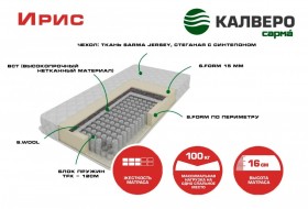 Матрас IRIS 1400*2000 в Казани - kazan.katalogmebeli.com | фото