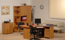 Мебель для персонала Рубин 42 Светлый миланский орех в Казани - kazan.katalogmebeli.com | фото 2