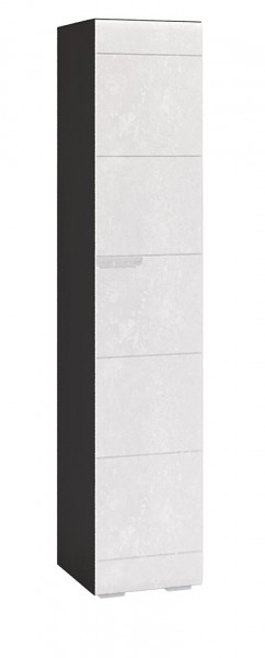 Шкаф однодверный Бруклин ШК-01 венге/бетон белый в Казани - kazan.katalogmebeli.com | фото